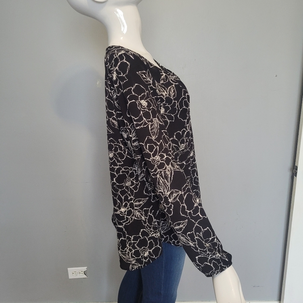 Pleione Floral Blouse, VGUC, Size L - Picture 2 of 6